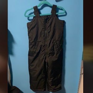 Toddler Snow Bib - black